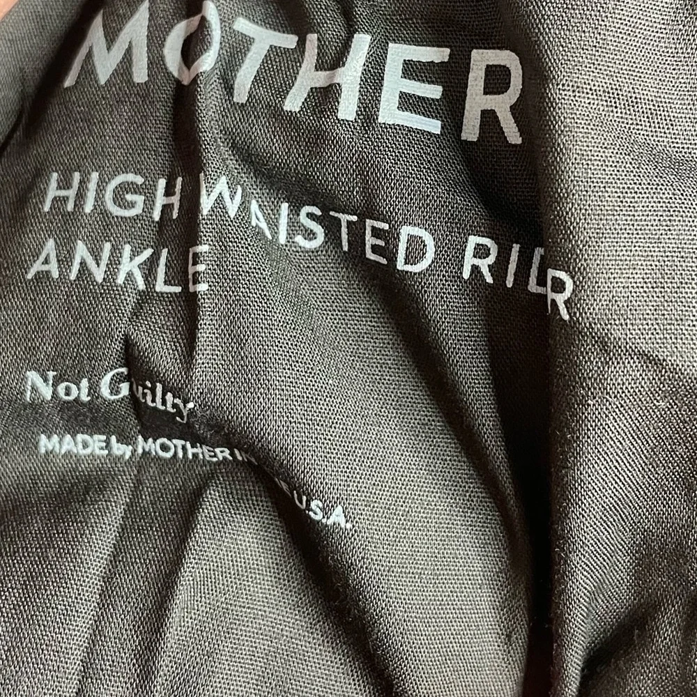 MOTHER Denim High Waisted Rider Ankle Jeans In Not Guilty 26 NWOT